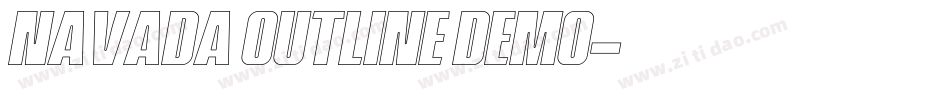Navada Outline Demo字体转换